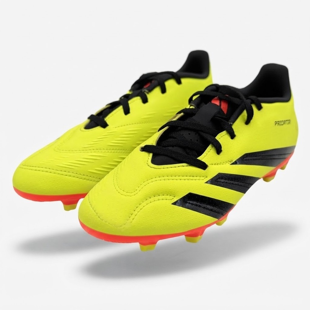 Adidas Predator Club FxG Mens 7.5 Yellow New IG7757 Soccer Cleats FxG Cleats